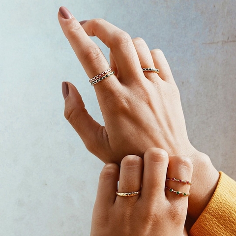 Πώς θα φροντίσεις τα δαχτυλίδια για να μη φθαρούν από τη συχνή απολύμανση των χεριών;