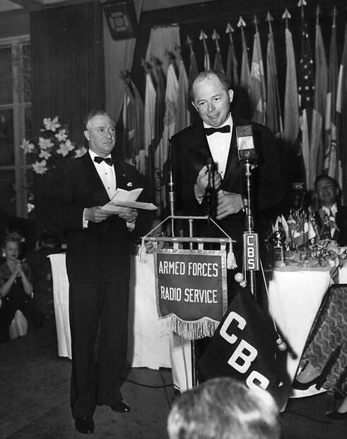 At the 1946 ceremony. Billy Wilder receives his Golden Globe for Best Director for The Lost Weekend. HFPA ARCHIVES